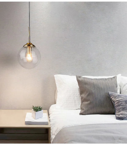 Modern Glass Cluster Pendant