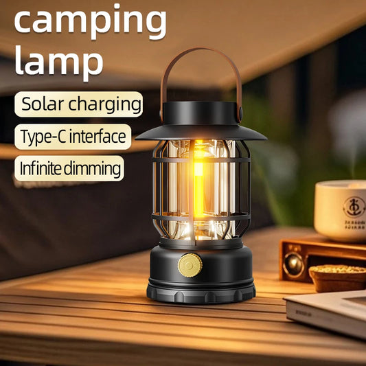 LumaCamp™ 2-in-1 Solar Camping Lantern