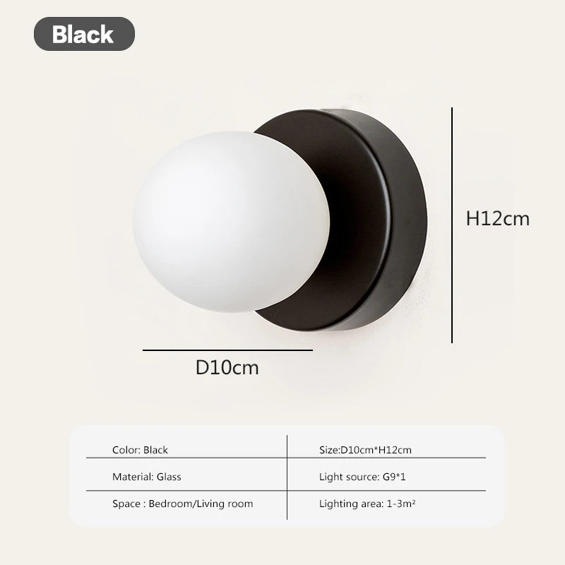 Minimalist Orb Sconce