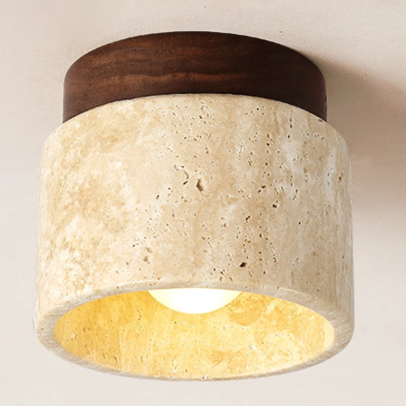 Zen Stone Ceiling Light