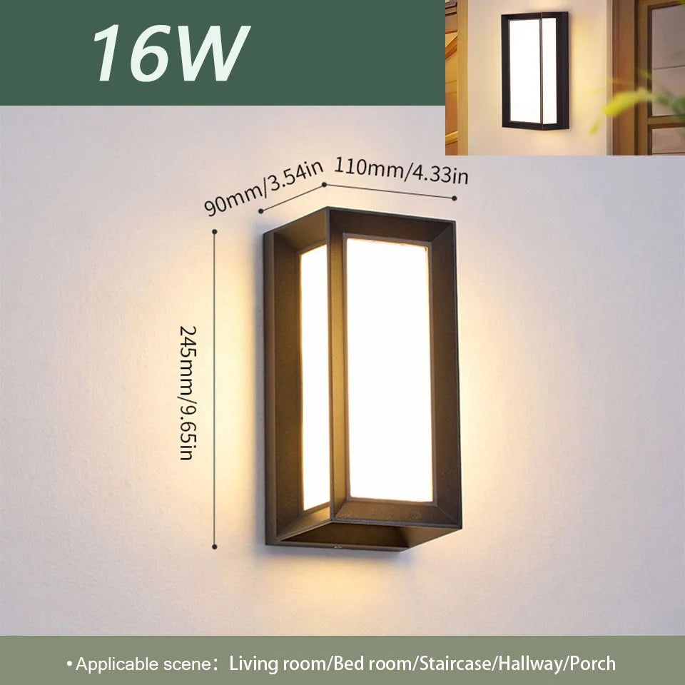 SenseGlow™ Outdoor Wall Light