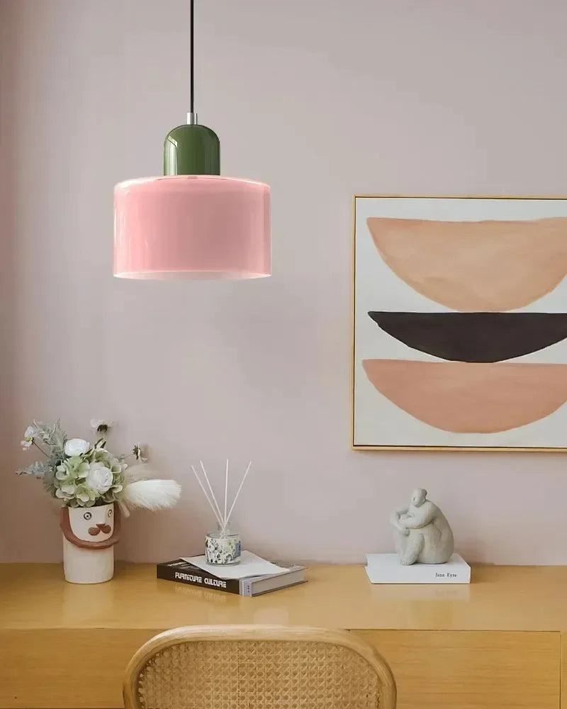 Linear Glass Pendant Light