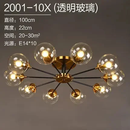 OrbaLux™ Glass Chandelier