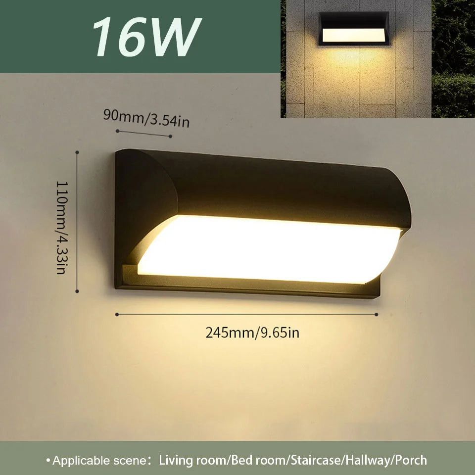 SenseGlow™ Outdoor Wall Light