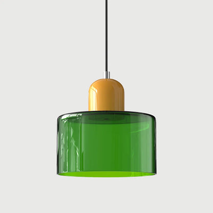 Linear Glass Pendant Light