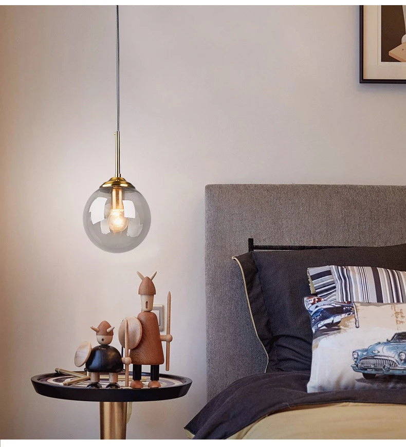 Modern Glass Cluster Pendant