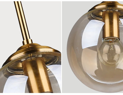 Modern Glass Cluster Pendant