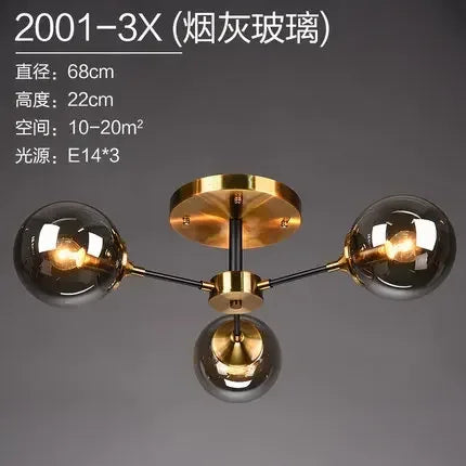 OrbaLux™ Glass Chandelier