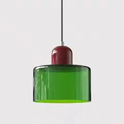 Linear Glass Pendant Light
