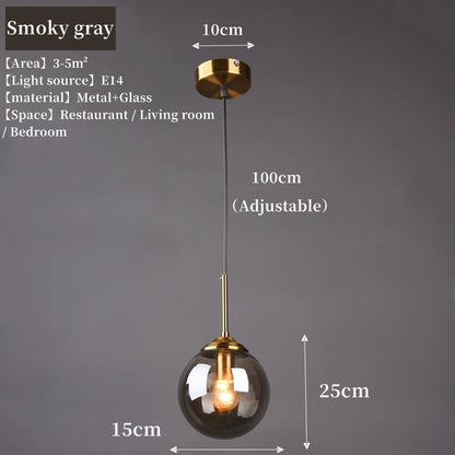 Modern Glass Cluster Pendant