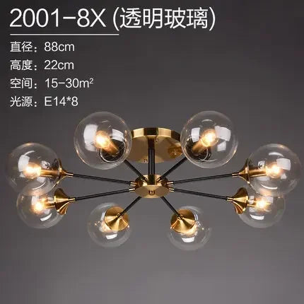 OrbaLux™ Glass Chandelier