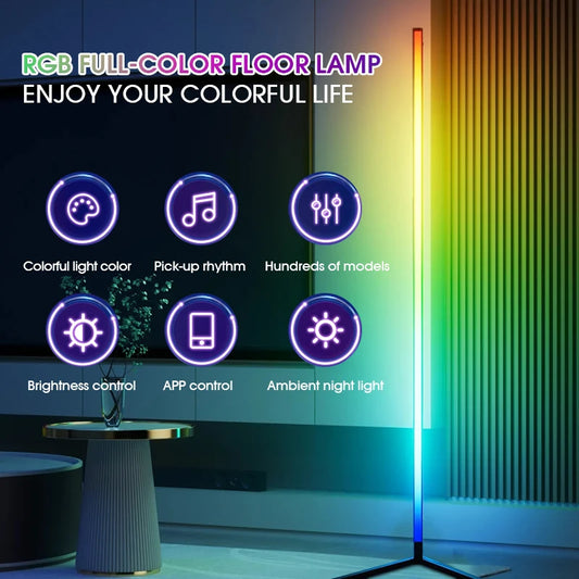LumaBeam™ RGB Corner Floor Lamp
