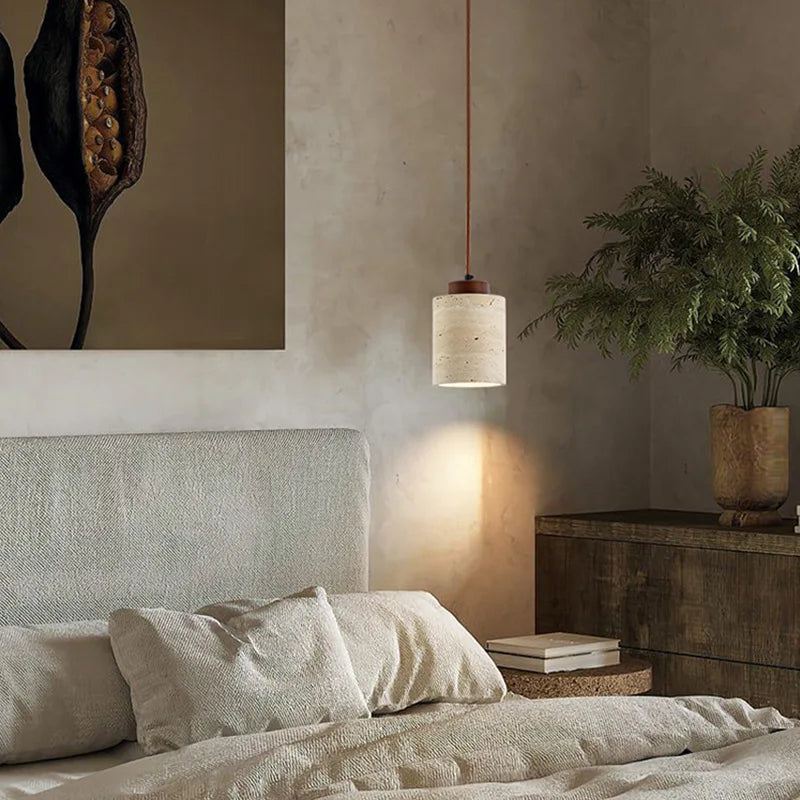 Wabi-Sabi Stone Pendant Light