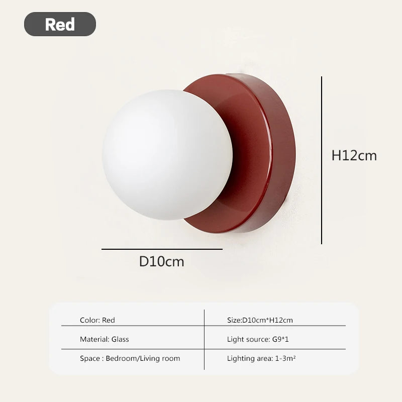 Minimalist Orb Sconce