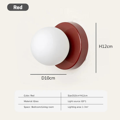 Minimalist Orb Sconce