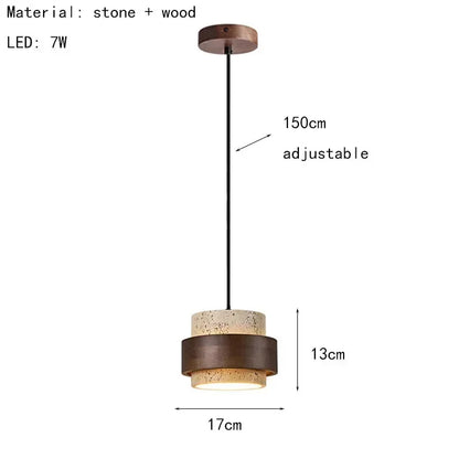 TerraGlow™ Stone Pendant Light