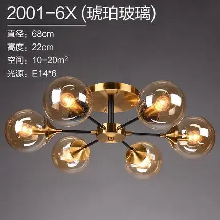 OrbaLux™ Glass Chandelier
