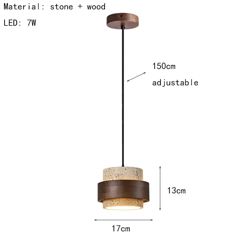 TerraGlow™ Stone Pendant Light