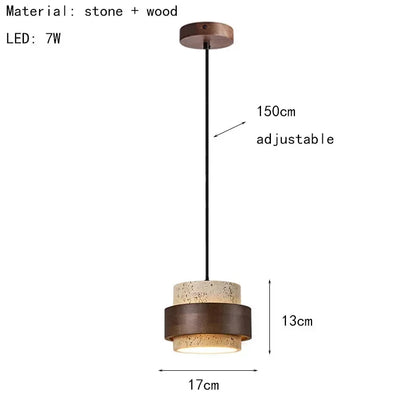 TerraGlow™ Stone Pendant Light