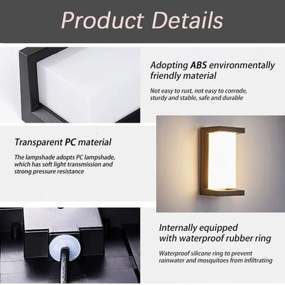 SenseGlow™ Outdoor Wall Light