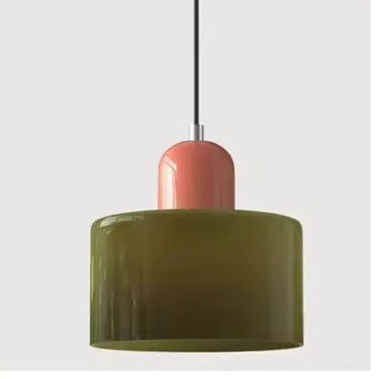 Linear Glass Pendant Light