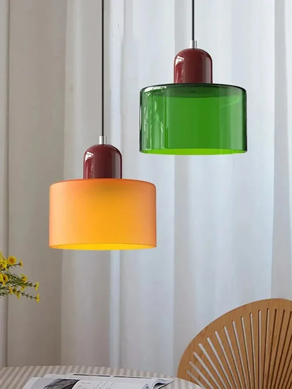 Linear Glass Pendant Light