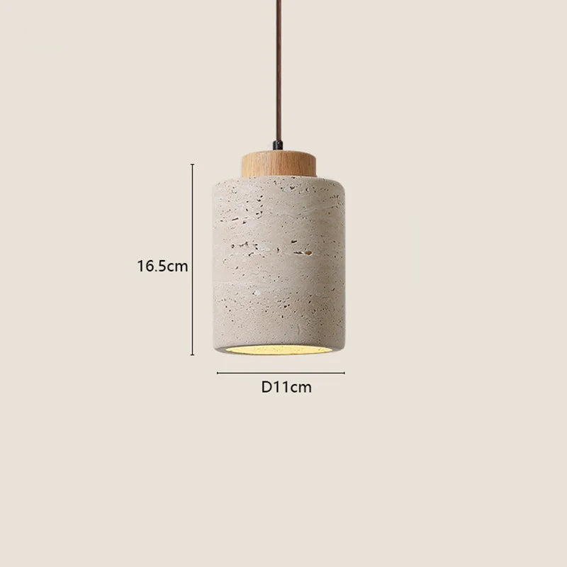 Wabi-Sabi Stone Pendant Light
