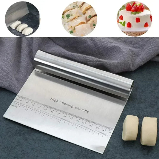 Stainless Steel Dough & Cake Scraper