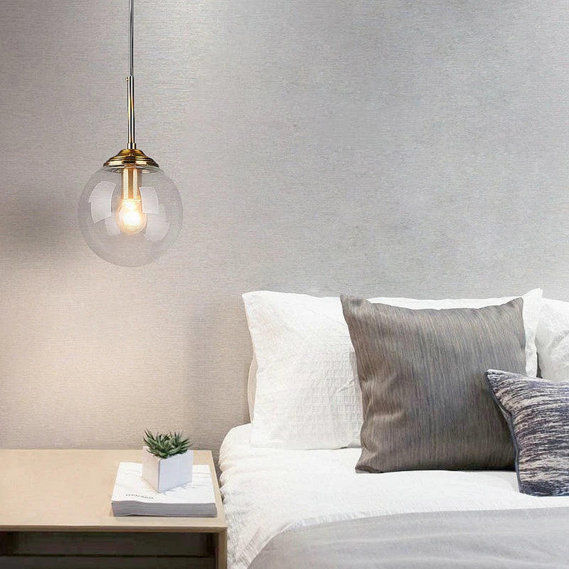 Modern Glass Cluster Pendant