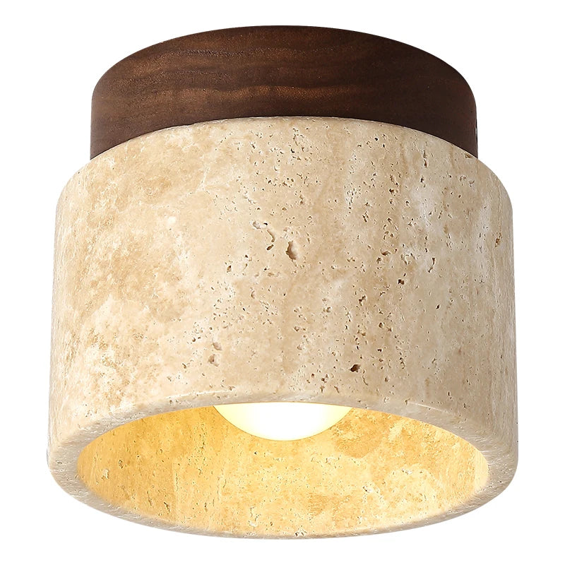 Zen Stone Ceiling Light