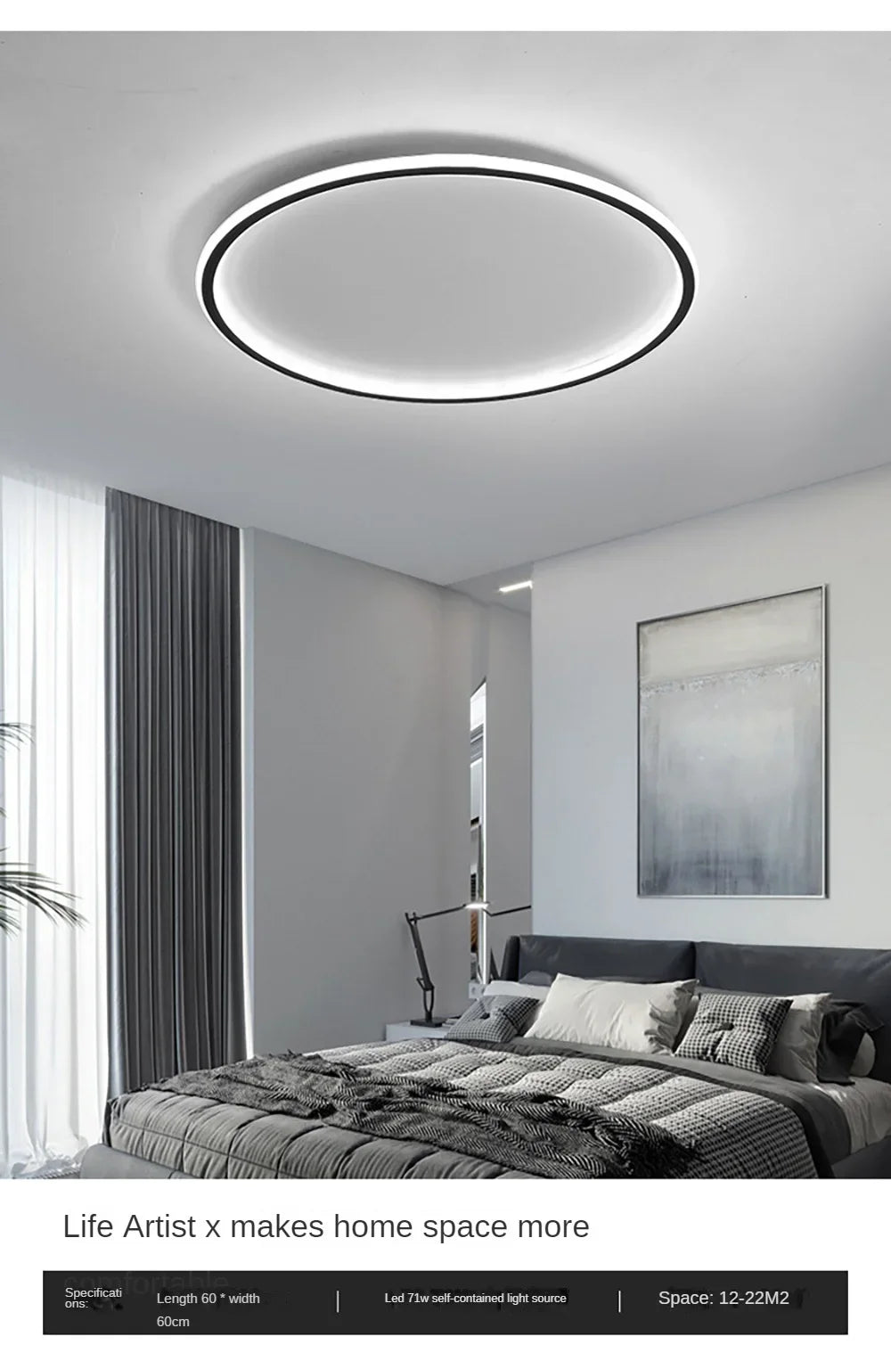 AuraRing™ LED Ceiling Light