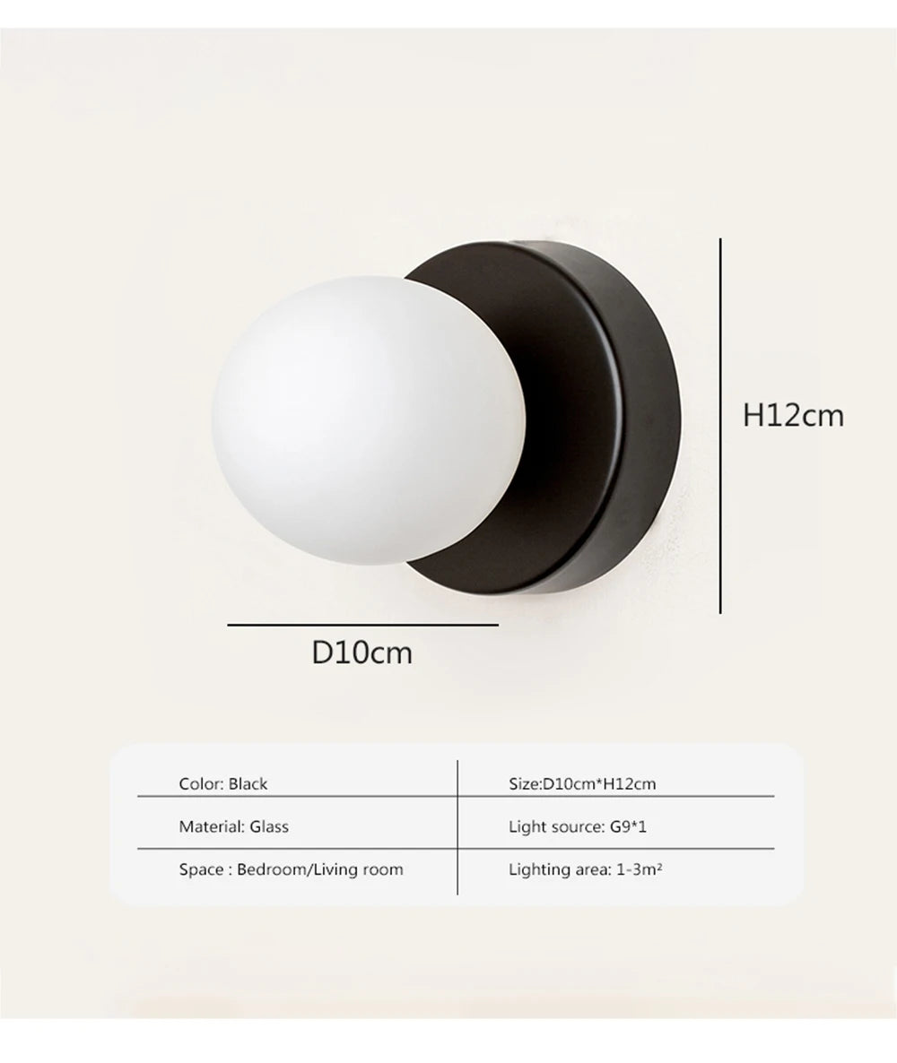 Minimalist Orb Sconce