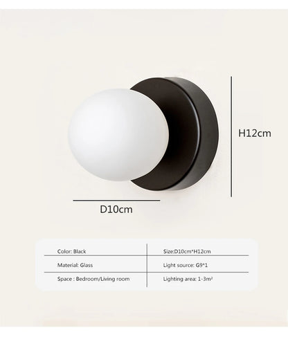 Minimalist Orb Sconce
