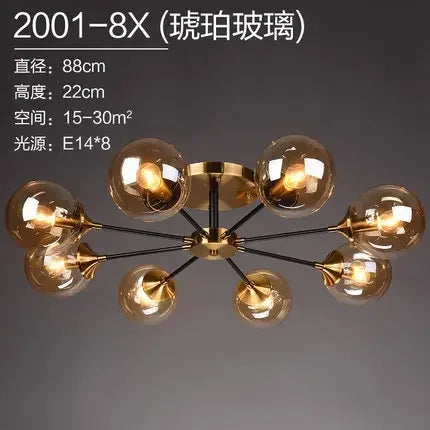 OrbaLux™ Glass Chandelier