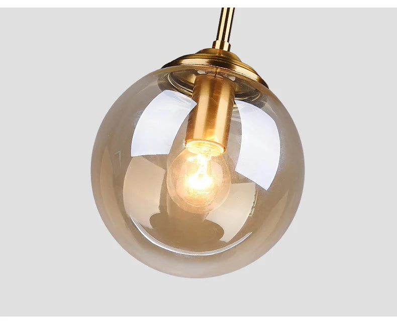 Modern Glass Cluster Pendant