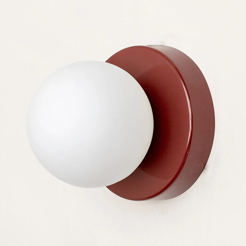 Minimalist Orb Sconce
