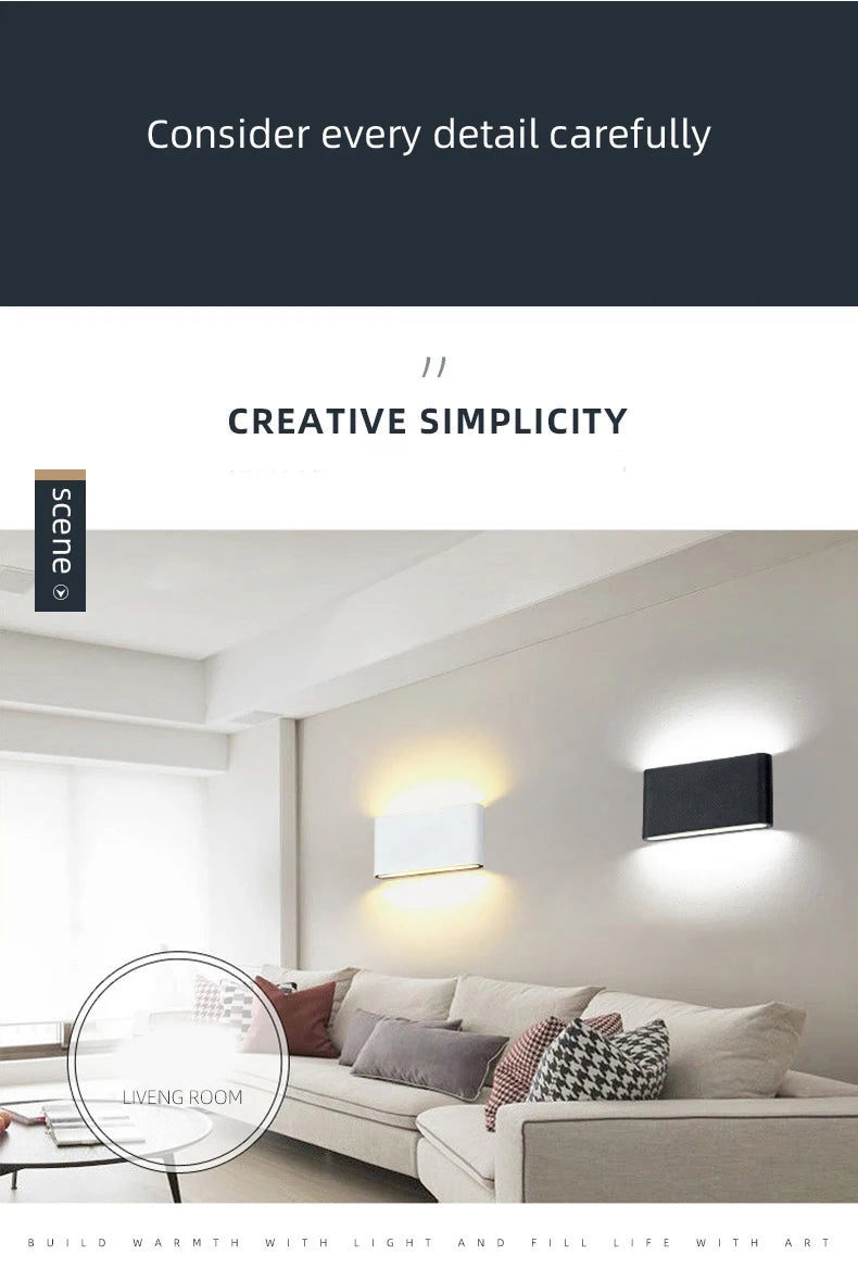 Nordic Up & Down Wall Light