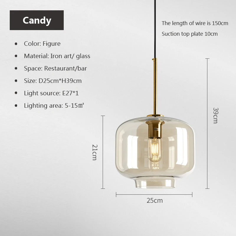 Loft Glass Pendant