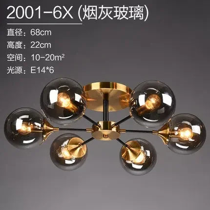 OrbaLux™ Glass Chandelier