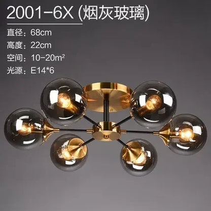OrbaLux™ Glass Chandelier