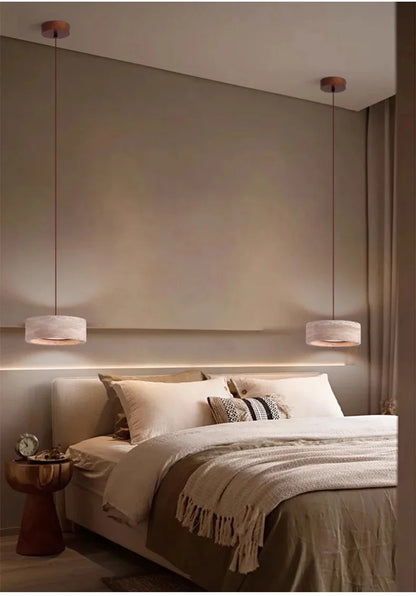 Cavea™ Travertine Pendant Light
